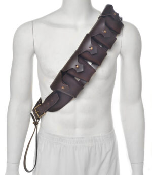 British P-1903 Leather Five Pocket Bandolier Pattern 1903 Premium Drum Dyed Smooth Leather