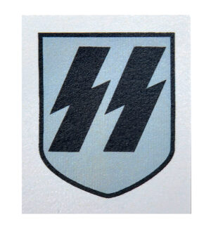 German WW2 SS Helmet Decal